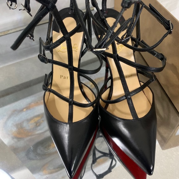 NIB stunning Louboutin Kadreyana 100 Kid 36.5 - Picture 2 of 9